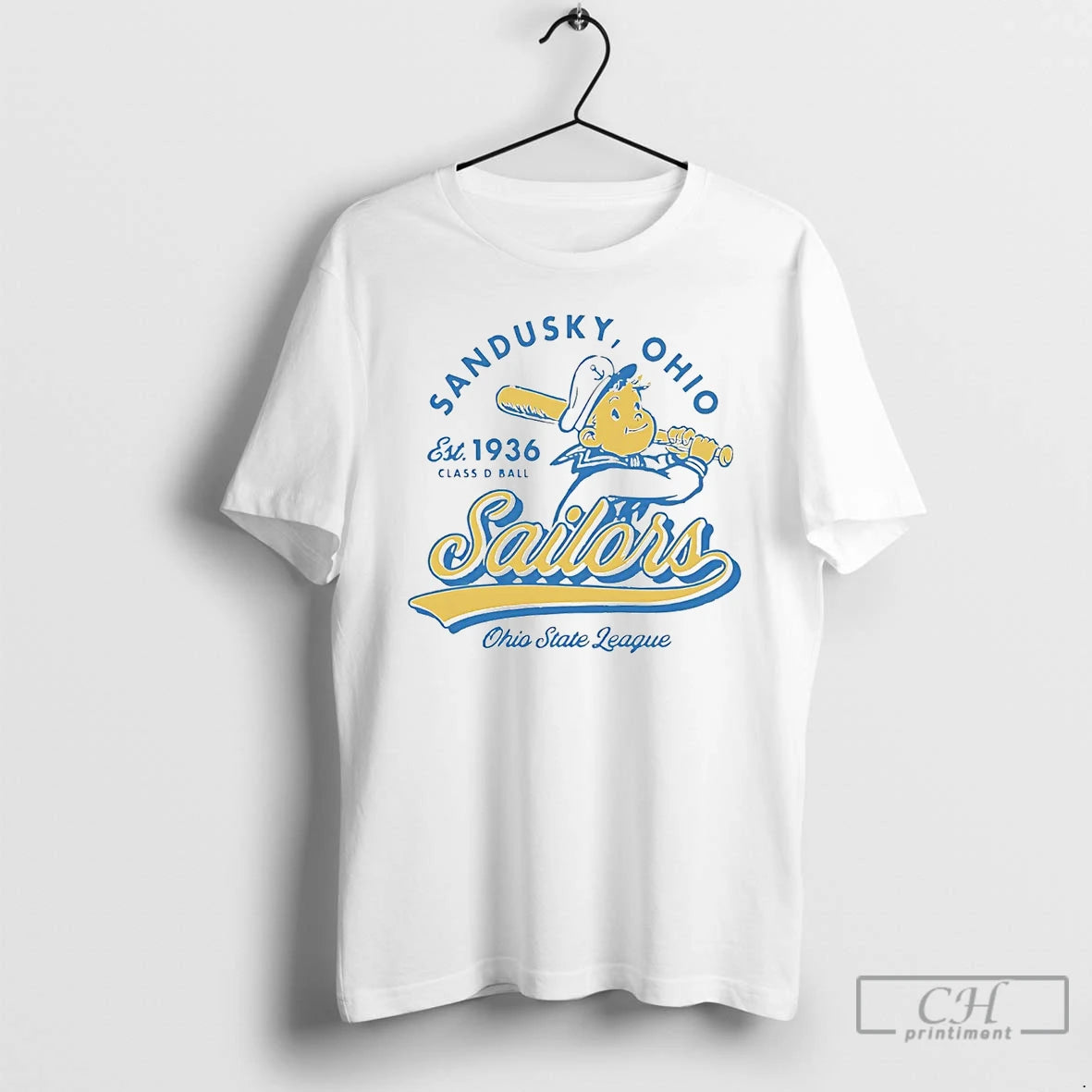 Premium Sandusky Sailors Est 1936 Ohio State League T Shirts Hoodie Sweatshirt | PurePodTees.com