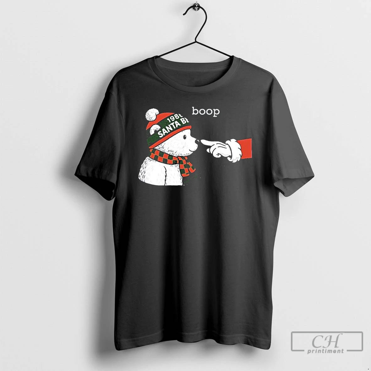 Premium Santa Bear Boop Minnesota Christmas T Shirts Hoodie Sweatshirt | PurePodTees.com