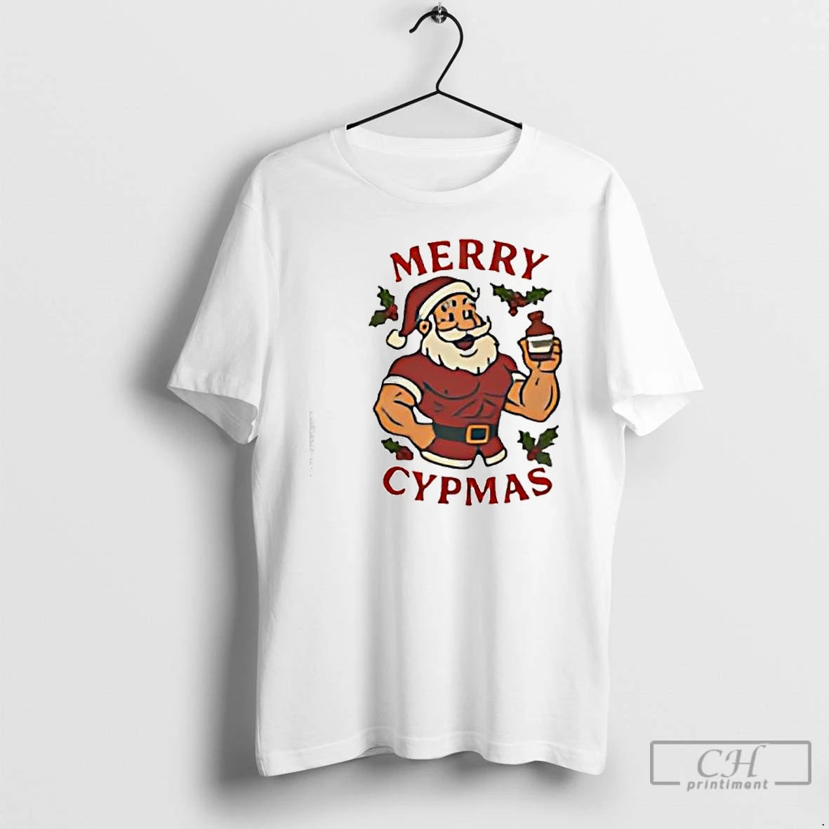 Premium Santa Claus Merry Cypmas T Shirts Hoodie Sweatshirt | PurePodTees.com
