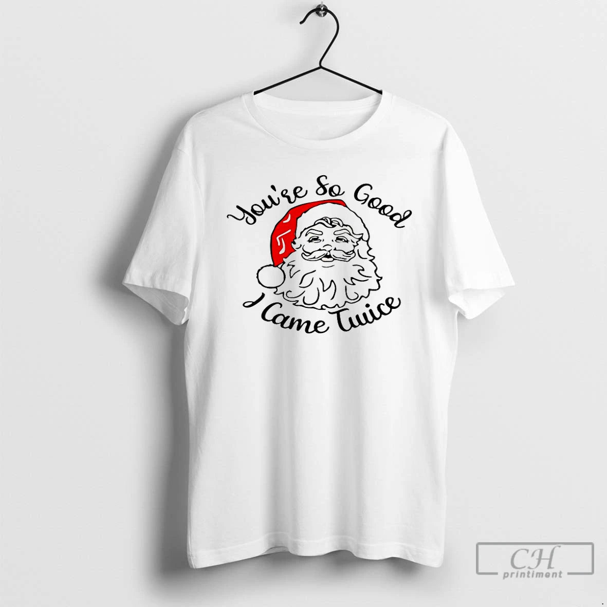 Premium Santa Youre So Good I Came Twice Christmas Shirt Hoodie Sweatshirt | PurePodTees.com