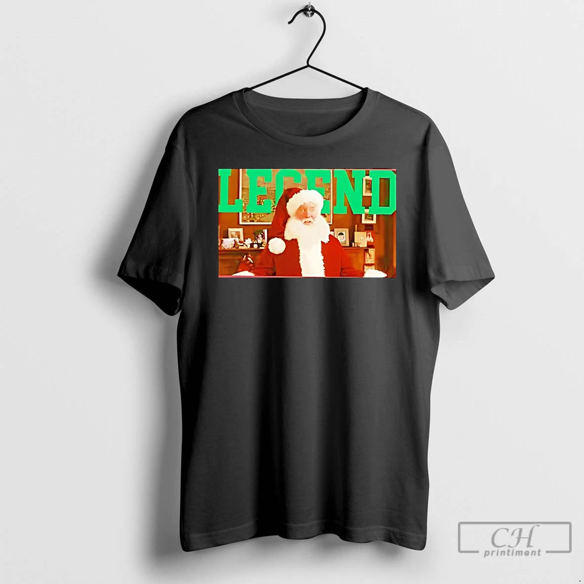 Premium Santa Claus Legend Portrait Christmas T Shirts Hoodie Sweatshirt | PurePodTees.com