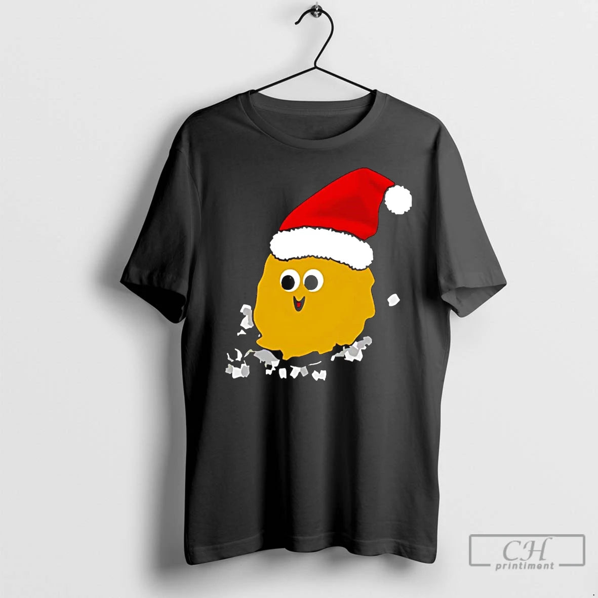 Premium Santa Hat Little Poop Christmas Shirt Hoodie Sweatshirt | PurePodTees.com