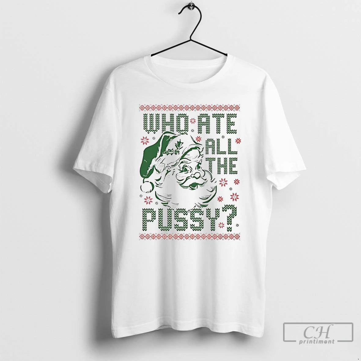Premium Santa Who Ate All The Pussy Christmas T Shirts Hoodie Sweatshirt | PurePodTees.com