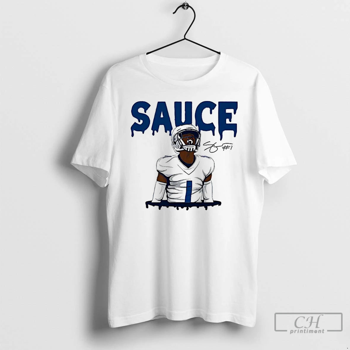 Premium Sauce Gardner Indianapolis Colts Football The Drip Indy Signature T Shirts Hoodie Sweatshirt | PurePodTees.com