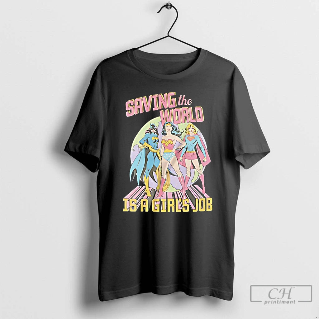 Premium Saving The World Is A Girls Job