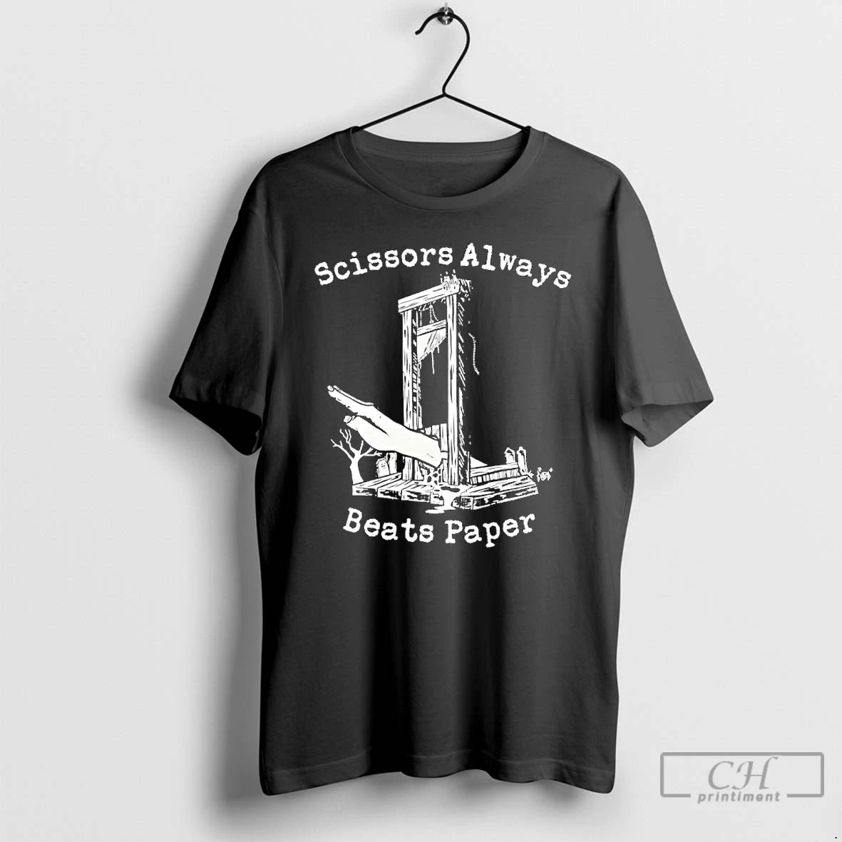 Premium Scissors Always Beats Paper Severed Hand Shirt Hoodie Sweatshirt | PurePodTees.com