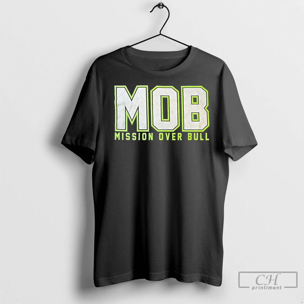 Premium Seattle Mariners Mob Mission Over Bull Shirt Hoodie Sweatshirt | PurePodTees.com