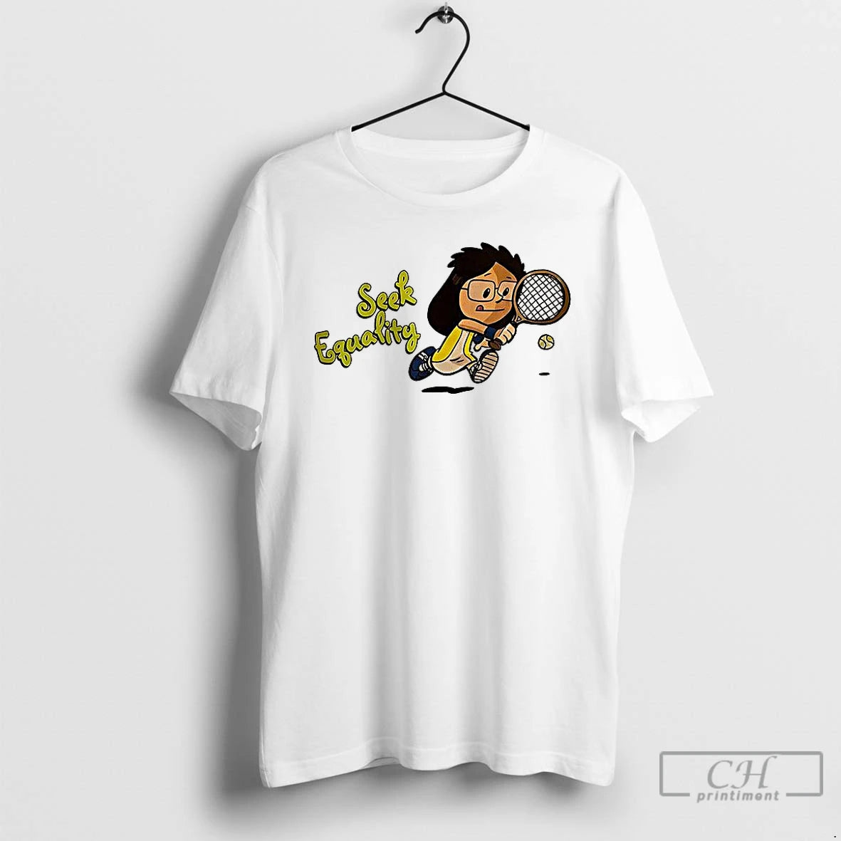 Premium Seek Equality Tennis Shirt Hoodie Sweatshirt | PurePodTees.com