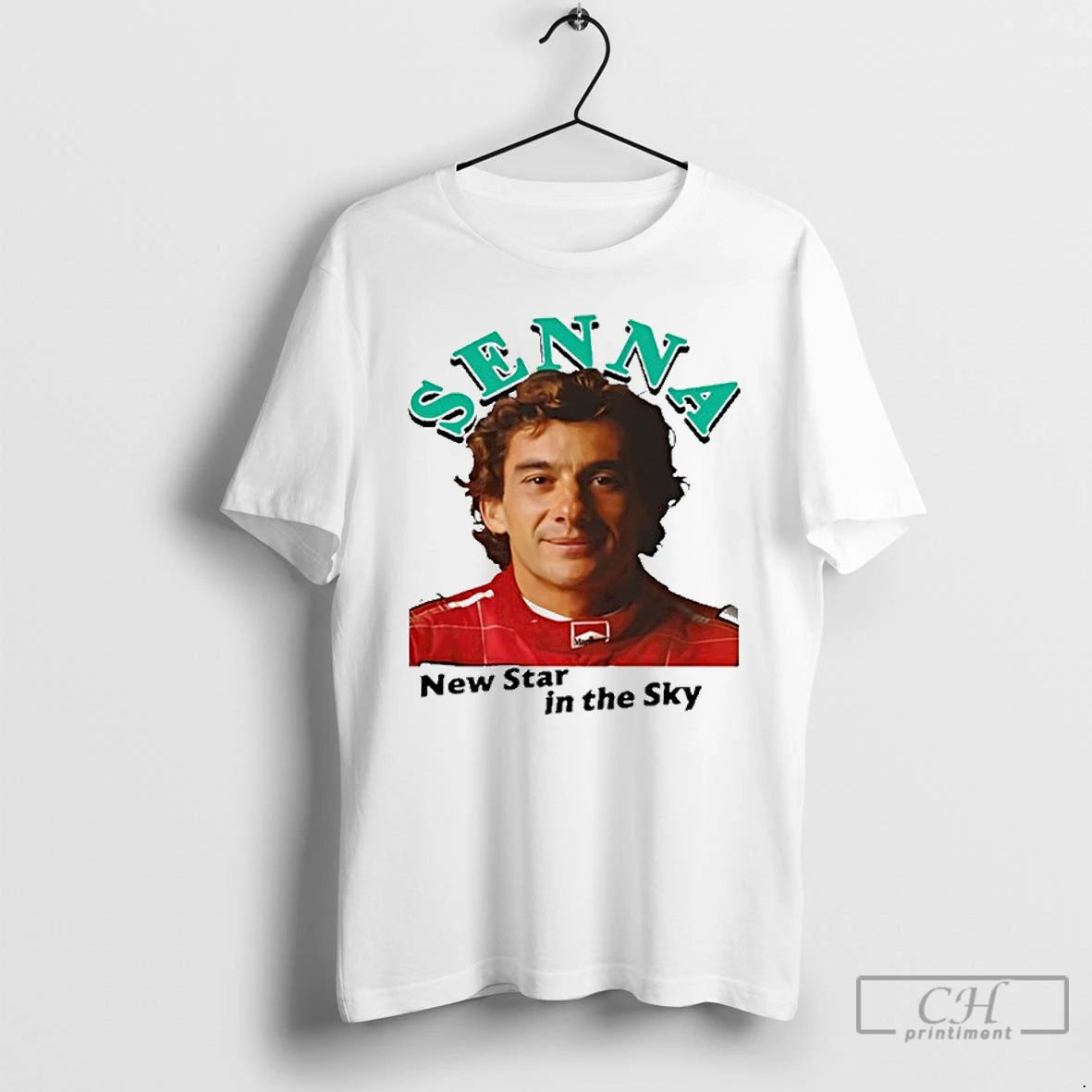 Premium Senna New Star In The Sky Lewis Hamilton T Shirts Hoodie Sweatshirt | PurePodTees.com