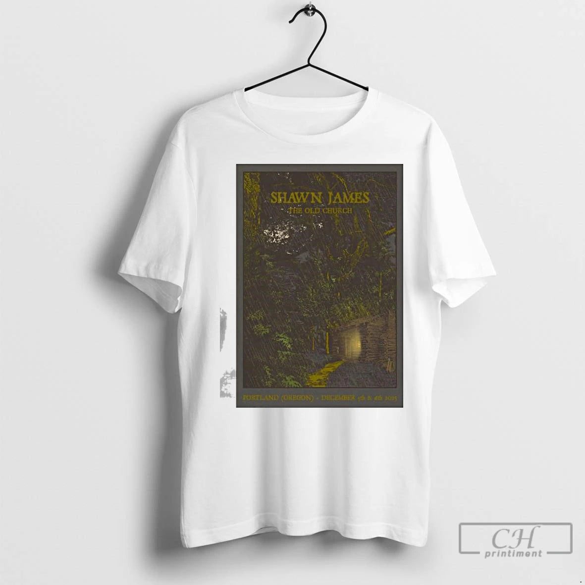 Premium Shawn James The Old Church Concert Hall Portland Or December 5 6 2025 Shirt Hoodie Sweatshirt | PurePodTees.com