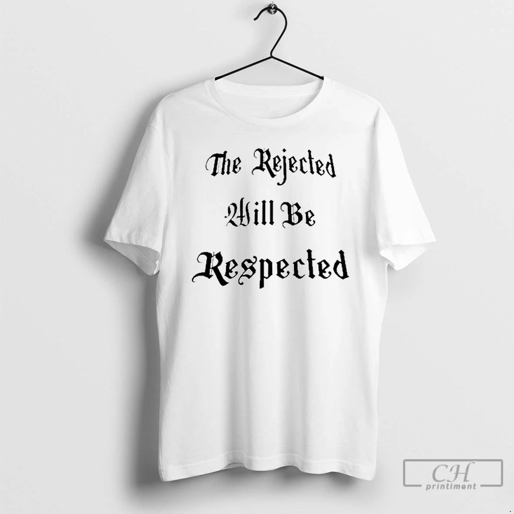 Premium Shedeur Sanders The Rejected Will Be Respected T Shirts Hoodie Sweatshirt | PurePodTees.com