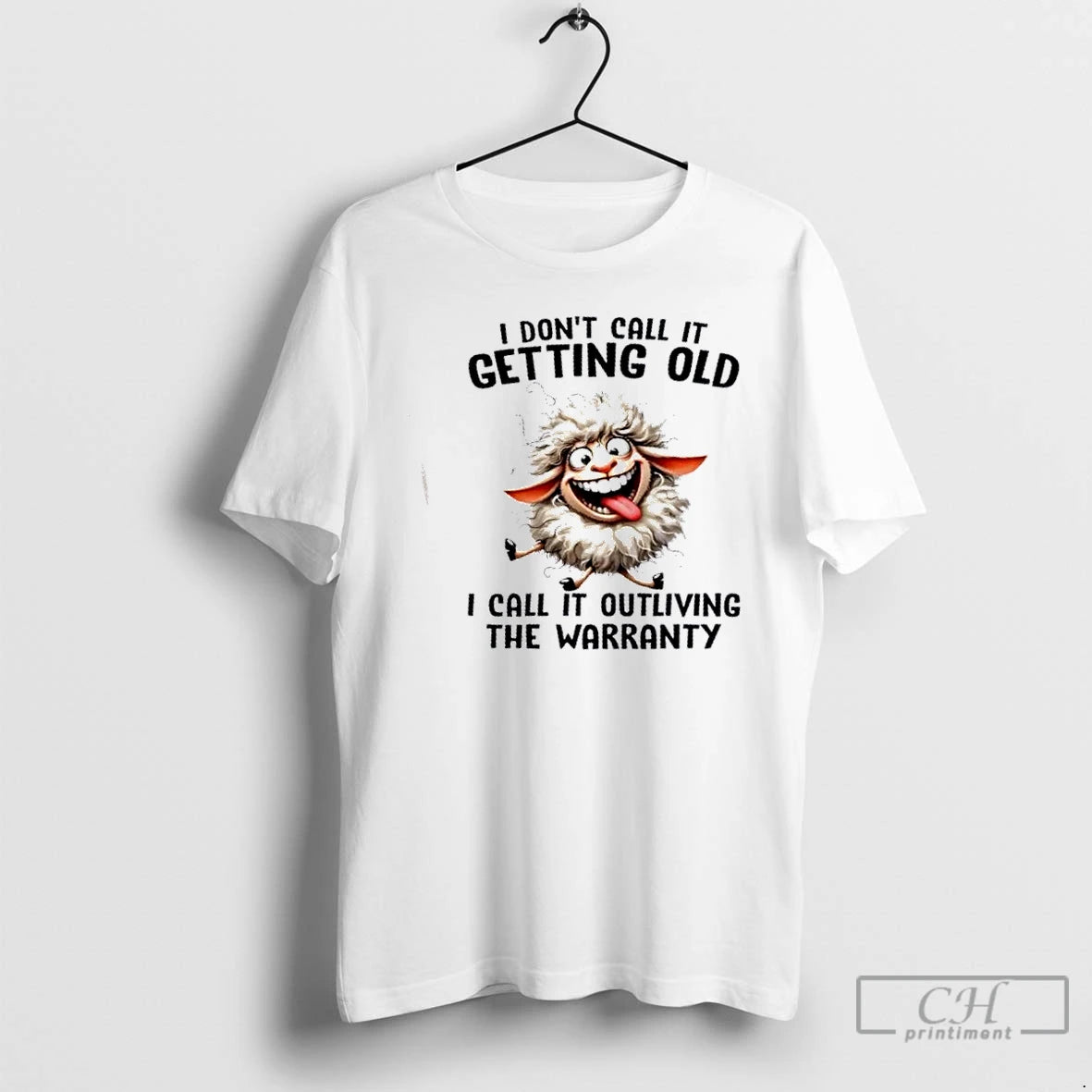 Premium Sheep I Dont Call It Getting Old I Call It Outliving The Warranty Shirt Hoodie Sweatshirt | PurePodTees.com