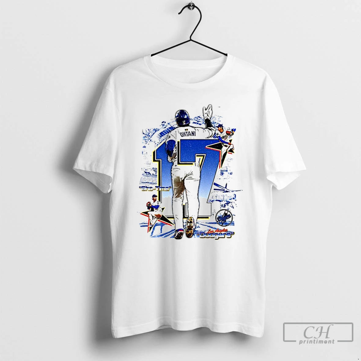 Premium Shohei Ohtani 17 Sho Time Hollywood Los Angeles Dodgers Mlb Baseball World Series Graphic Shirt Hoodie Sweatshirt