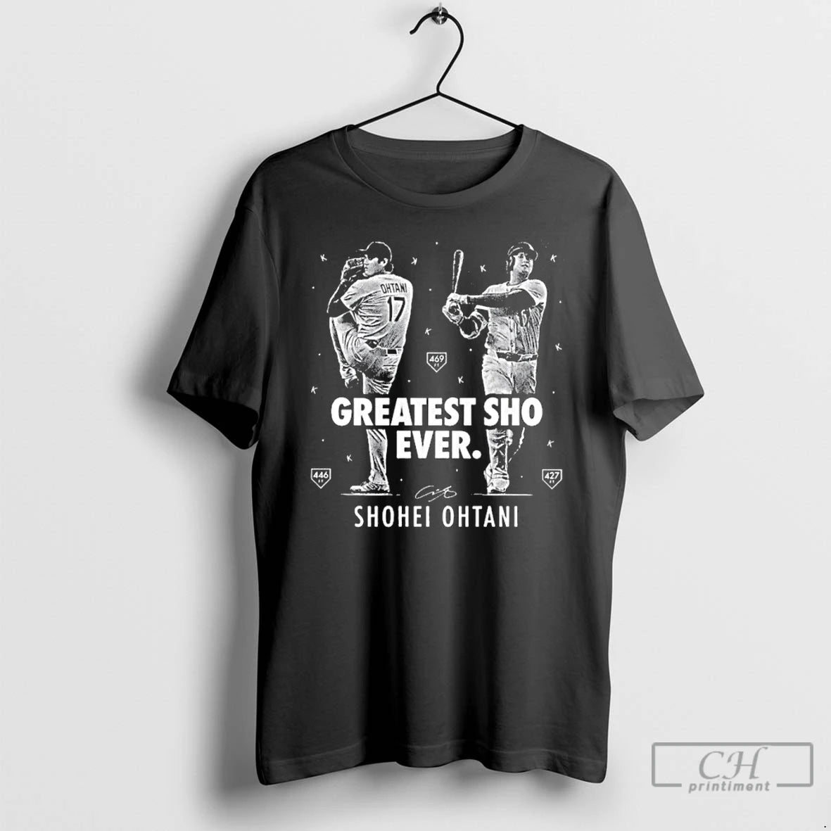 Premium Shohei Ohtani Greatest Sho Ever Signature T Shirts Hoodie Sweatshirt | PurePodTees.com