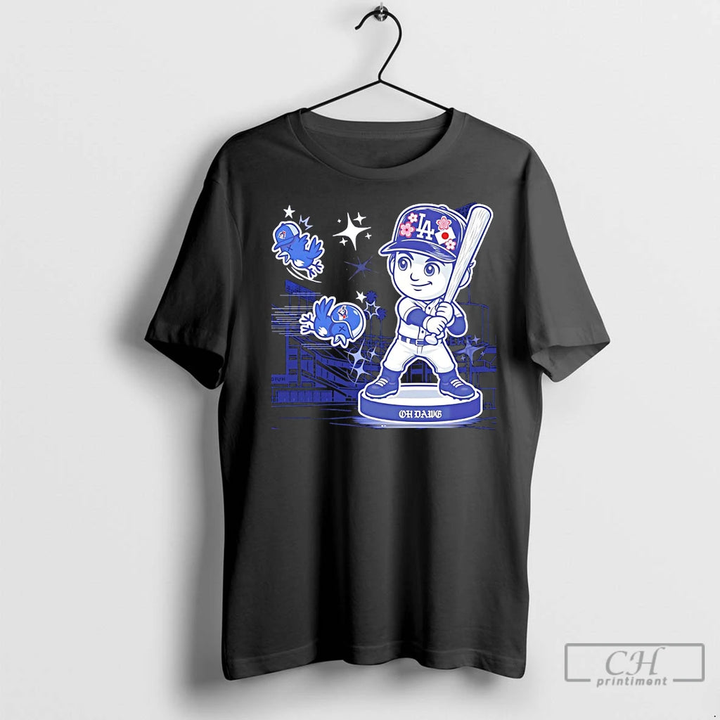 Premium Shohei Ohtani Los Angeles Dodgers Beat Toronto Blue Jays Cartoon Shirt Hoodie Sweatshirt | PurePodTees.com