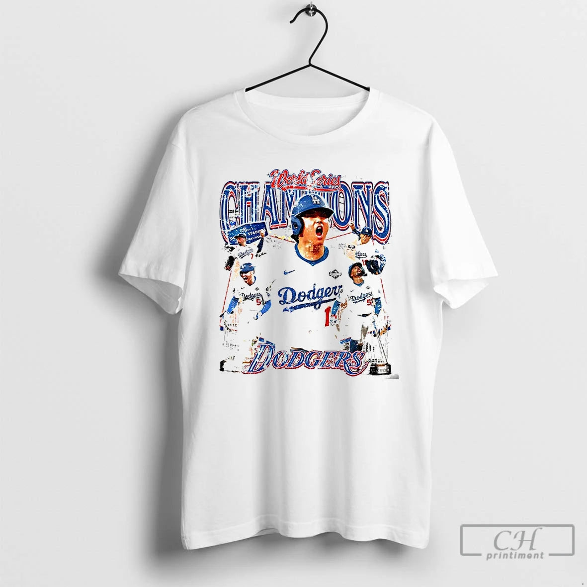 Premium Shohei Ohtani Mookie Betts Los Angeles Dodgers World Series Mlb Champions Graphic T Shirts Hoodie Sweatshirt