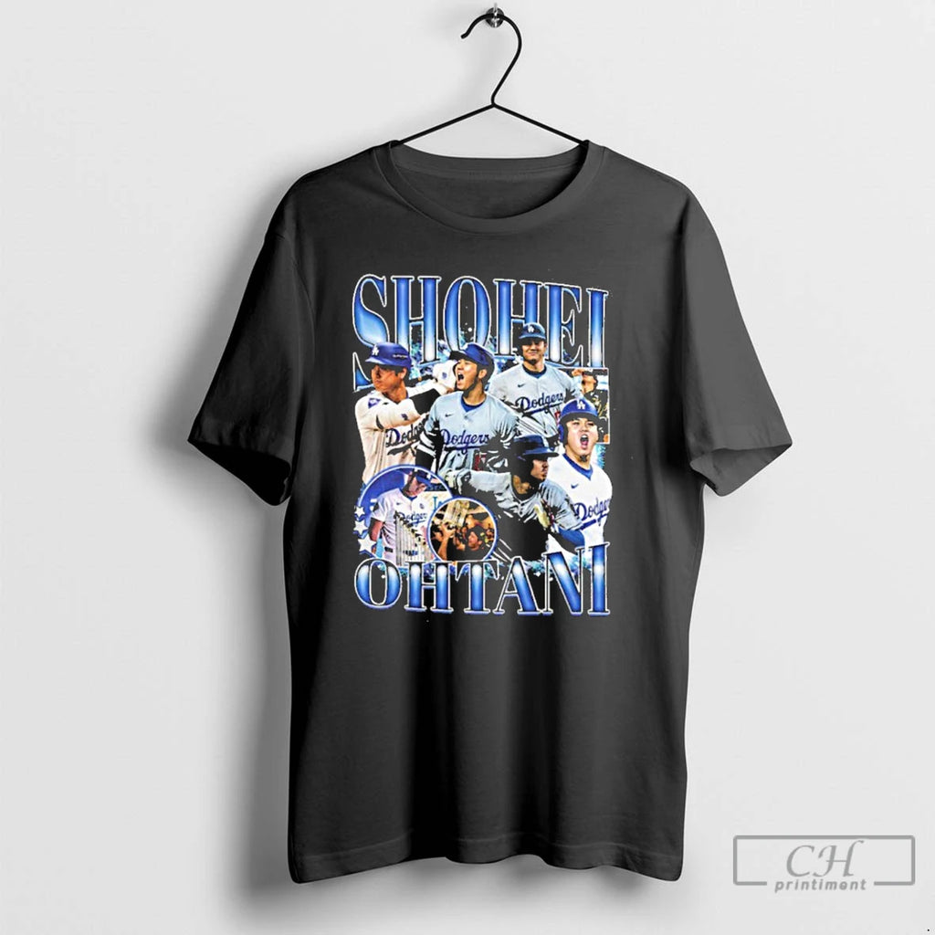 Premium Shohei Ohtani Team Player T Shirts Hoodie Sweatshirt | PurePodTees.com
