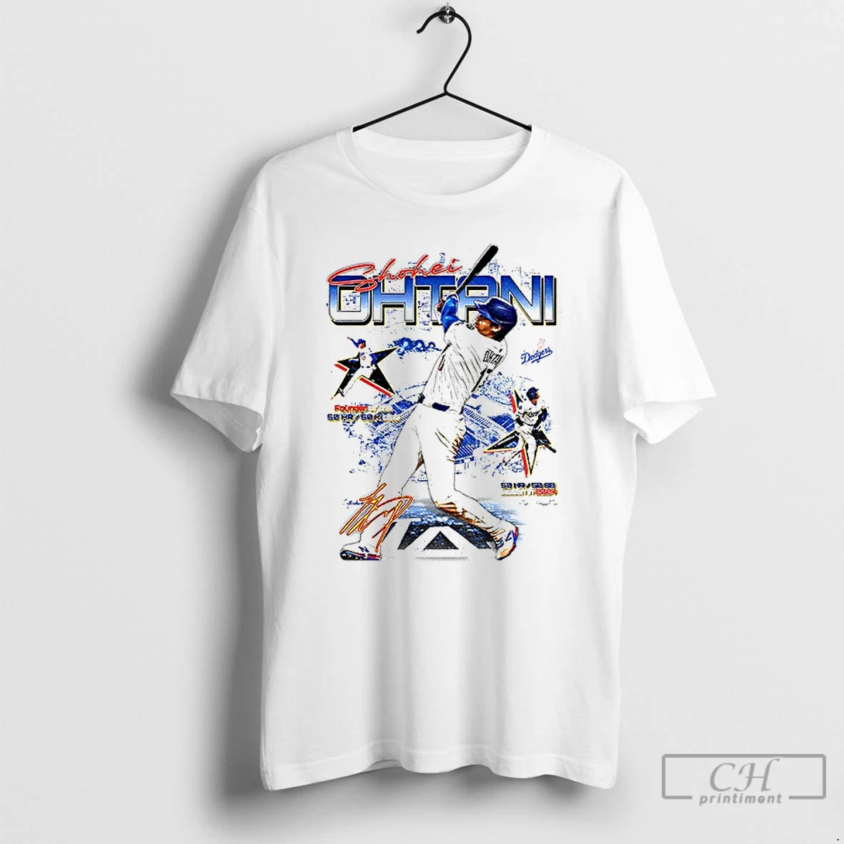 Premium Shohei Ohtani Founder Of The 50hr 50k Club Los Angeles Dodgers Mlb Baseball World Shirt Hoodie Sweatshirt