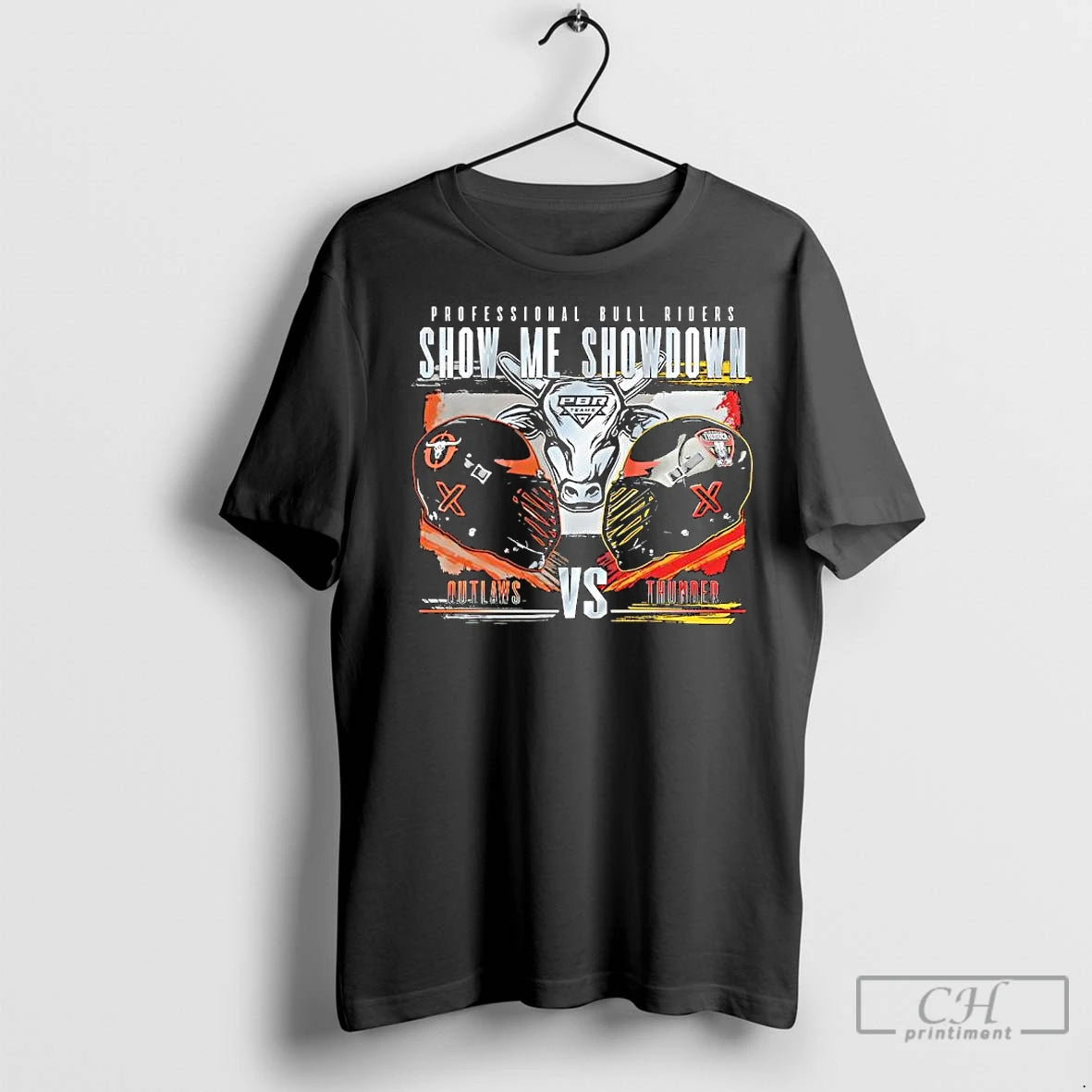 Premium Show Me Showdown Rivalry Outlaws Vs Thunder Pbr Professional Bull Riders Shirt Hoodie Sweatshirt | PurePodTees.com