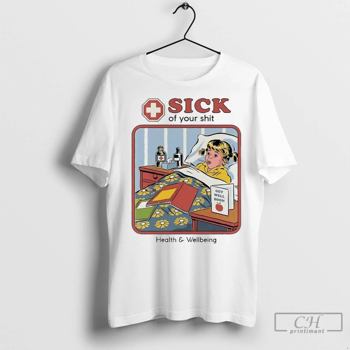 Premium Sick Of Your Shit Health And Wellbeing Shirt Hoodie Sweatshirt | PurePodTees.com
