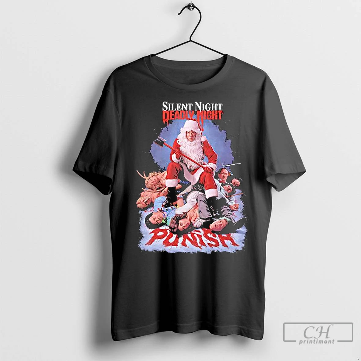 Premium Silent Night Deadly Night Punishment Is Good Shirt Hoodie Sweatshirt | PurePodTees.com