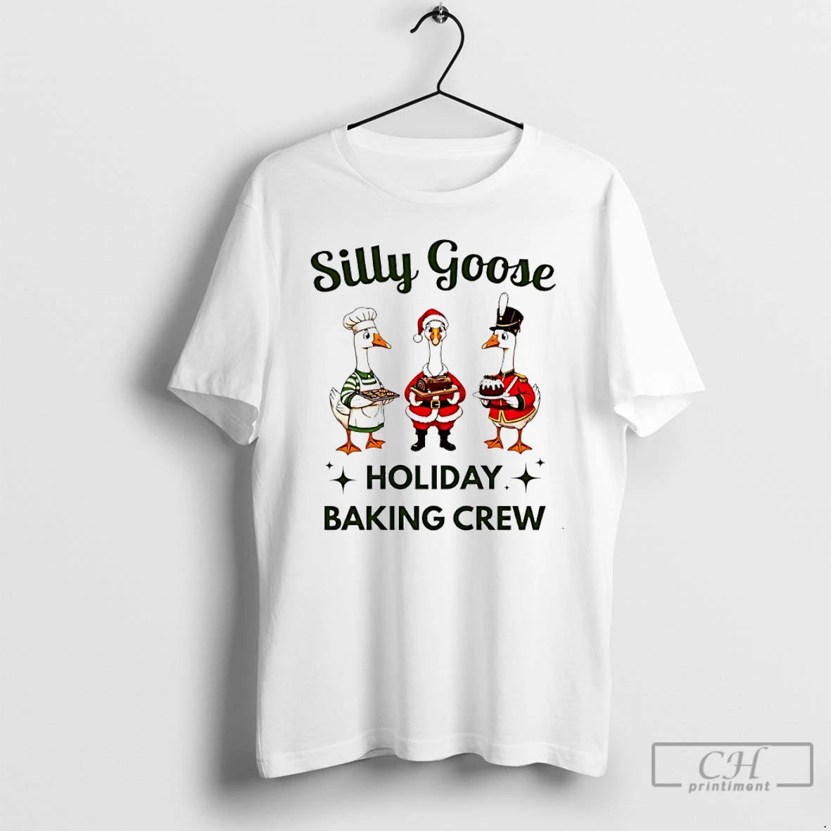 Premium Silly Goose Holiday Baking Crew Christmas Shirt Hoodie Sweatshirt | PurePodTees.com
