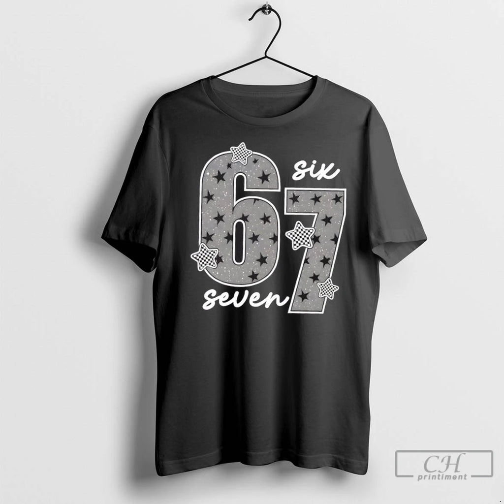 Premium Six Seven 6 7 Meme 67 Classic Retro Shirt Hoodie Sweatshirt | PurePodTees.com