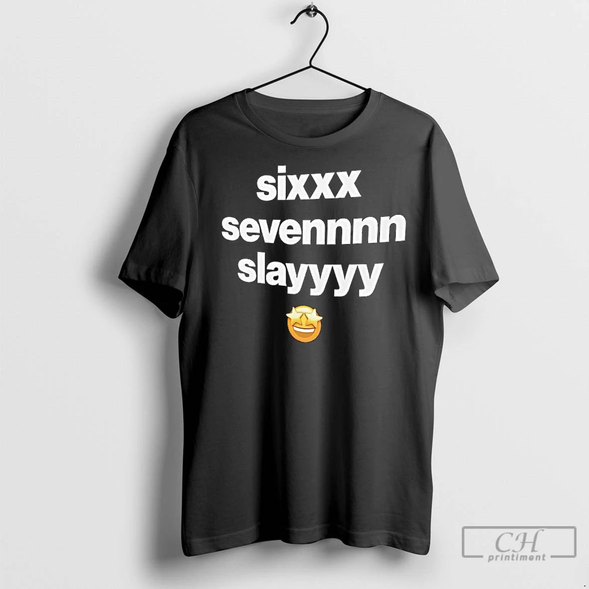 Premium Sixxx Sevennnn Slayyyy Sweat Emoji Shirt Hoodie Sweatshirt | PurePodTees.com