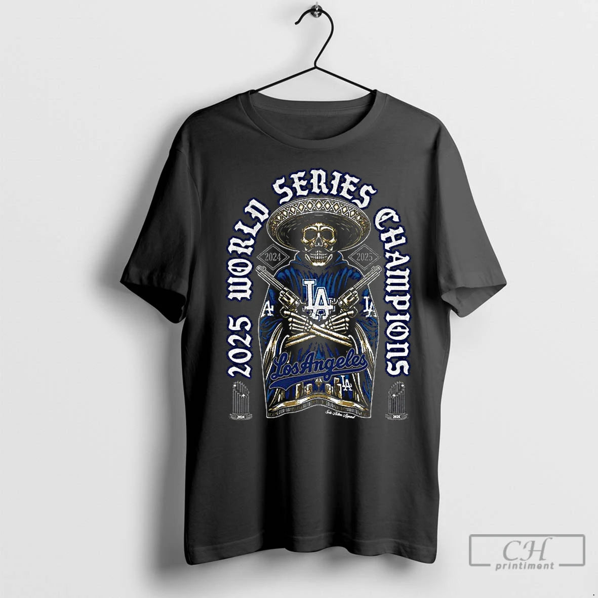 Premium Skeleton Mexico Los Angeles Dodgers Back 2 Back World Series Champions Game 7 Of Shirt Hoodie Sweatshirt