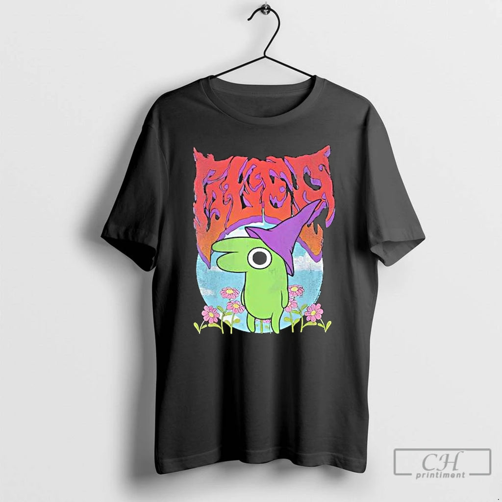 Premium Smiling Friends Glep Vintage Heavy Metal Flowers Cartoon T Shirts Hoodie Sweatshirt | PurePodTees.com