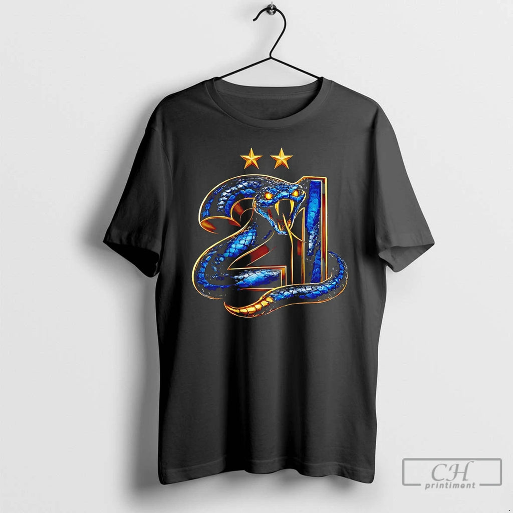 Premium Snake Inter Milan Fc Champions 2025 26 Champions Of Italy 21st Scudetto T Shirts