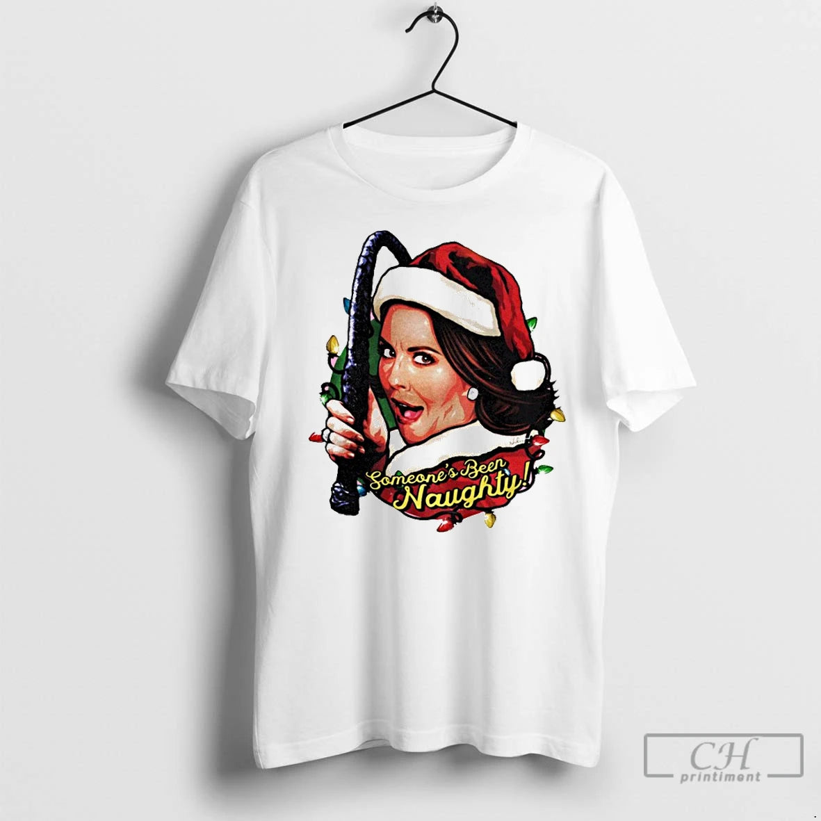 Premium Someones Been Naughty Shirt Hoodie Sweatshirt | PurePodTees.com