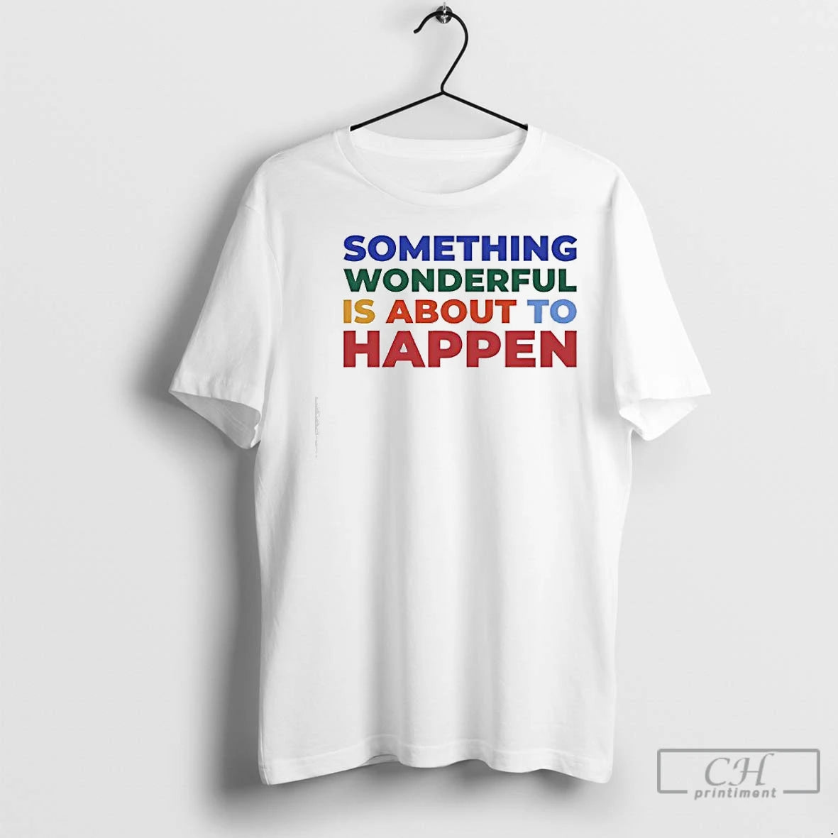 Premium Something Wonderful Is About To Happen Vintage Quote Shirt Hoodie Sweatshirt | PurePodTees.com
