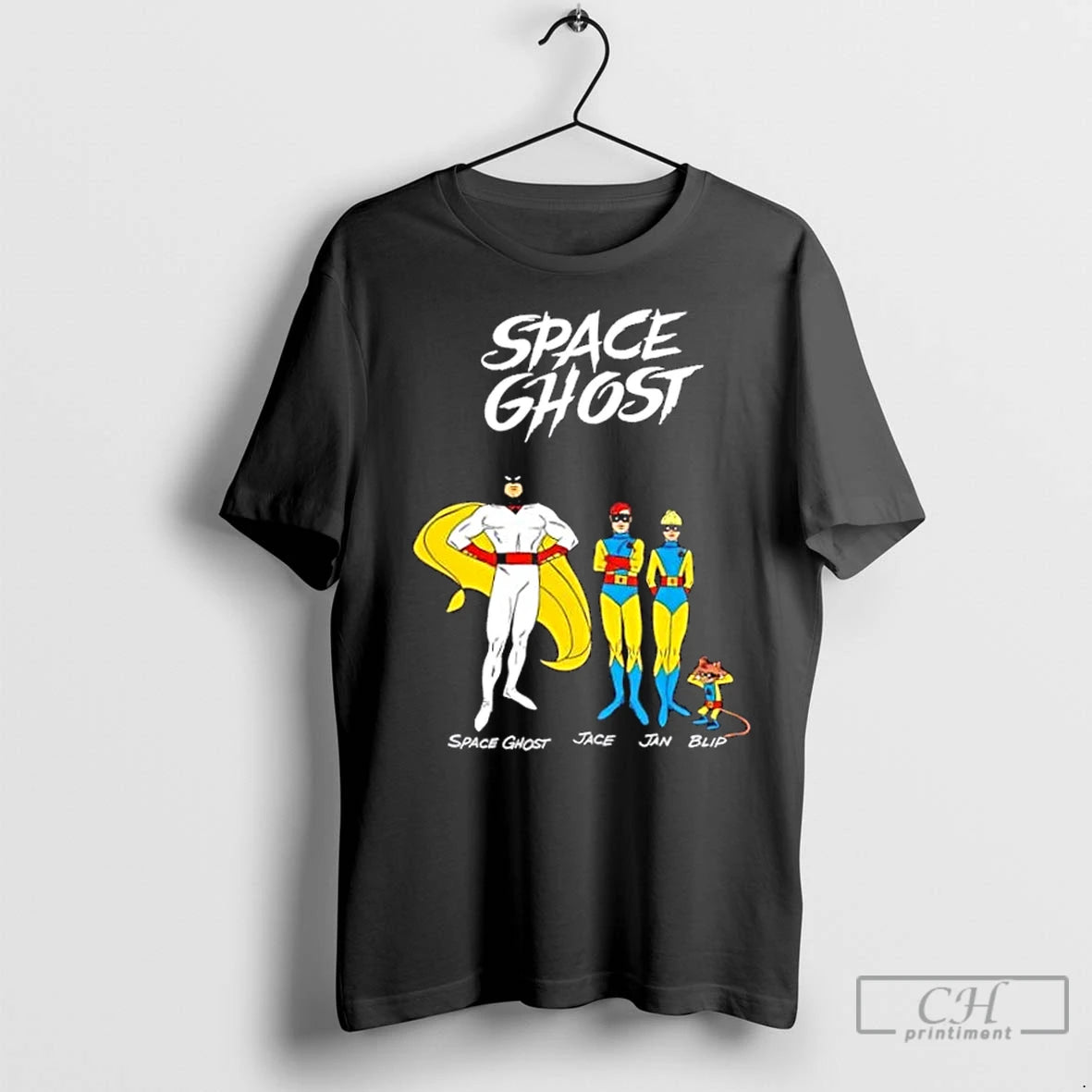 Premium Space Ghost 1966 Jan Jace Blip Shirt Hoodie Sweatshirt | PurePodTees.com