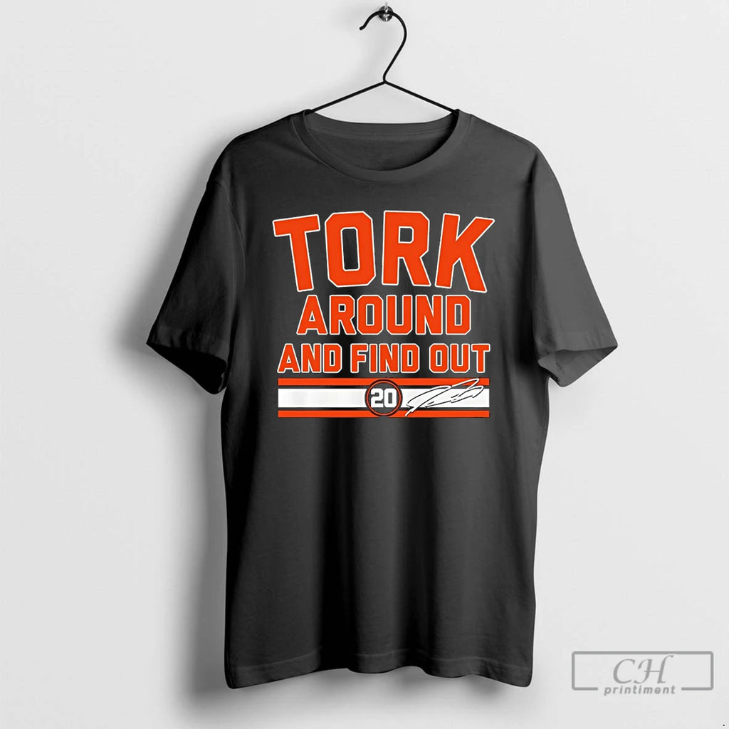 Premium Spencer Torkelson Detroit Tigers Baseball Tork Around And Find Out Signature T Shirts Sweater