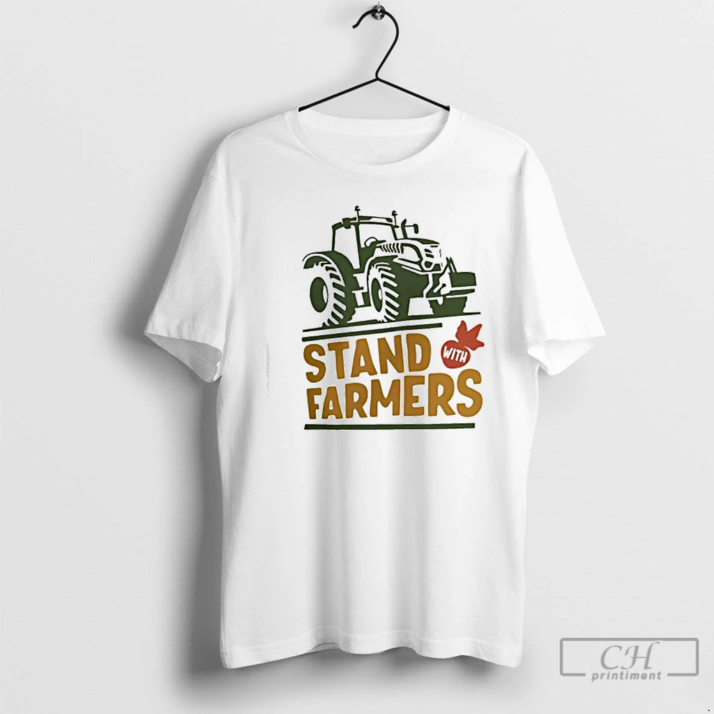 Premium Stand With Farmers Truck T Shirts Hoodie Sweatshirt | PurePodTees.com
