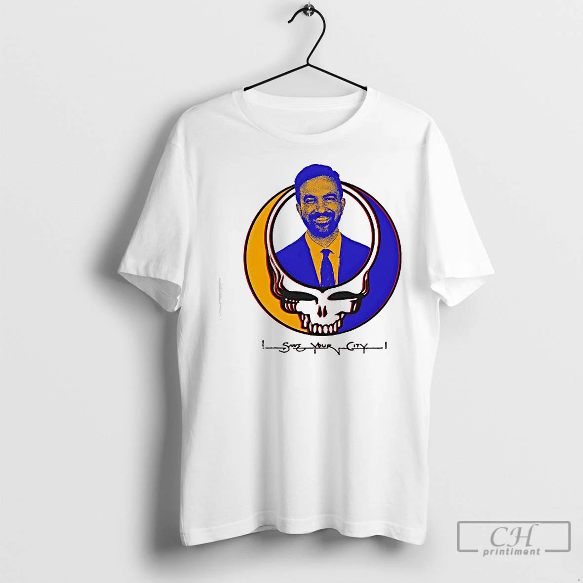 Premium Steal Your Face X Zohran Mamdani Logo Shirt Hoodie Sweatshirt | PurePodTees.com