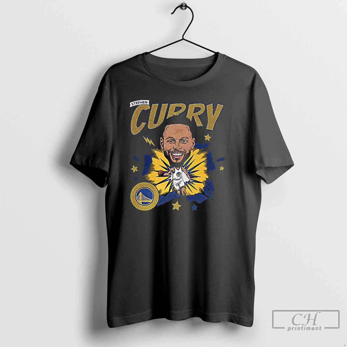 Premium Steph Curry Golden State Warriors Nba Caricature Shirt Hoodie Sweatshirt | PurePodTees.com