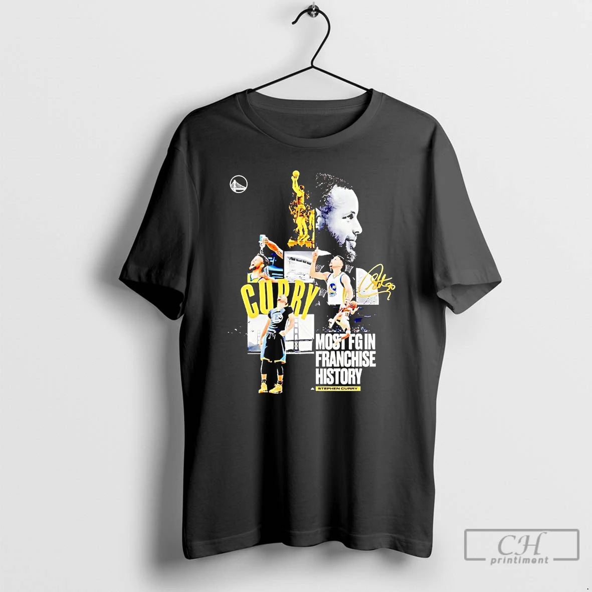 Premium Stephen Curry Most Fg In Franchise History T Shirts Hoodie Sweatshirt | PurePodTees.com