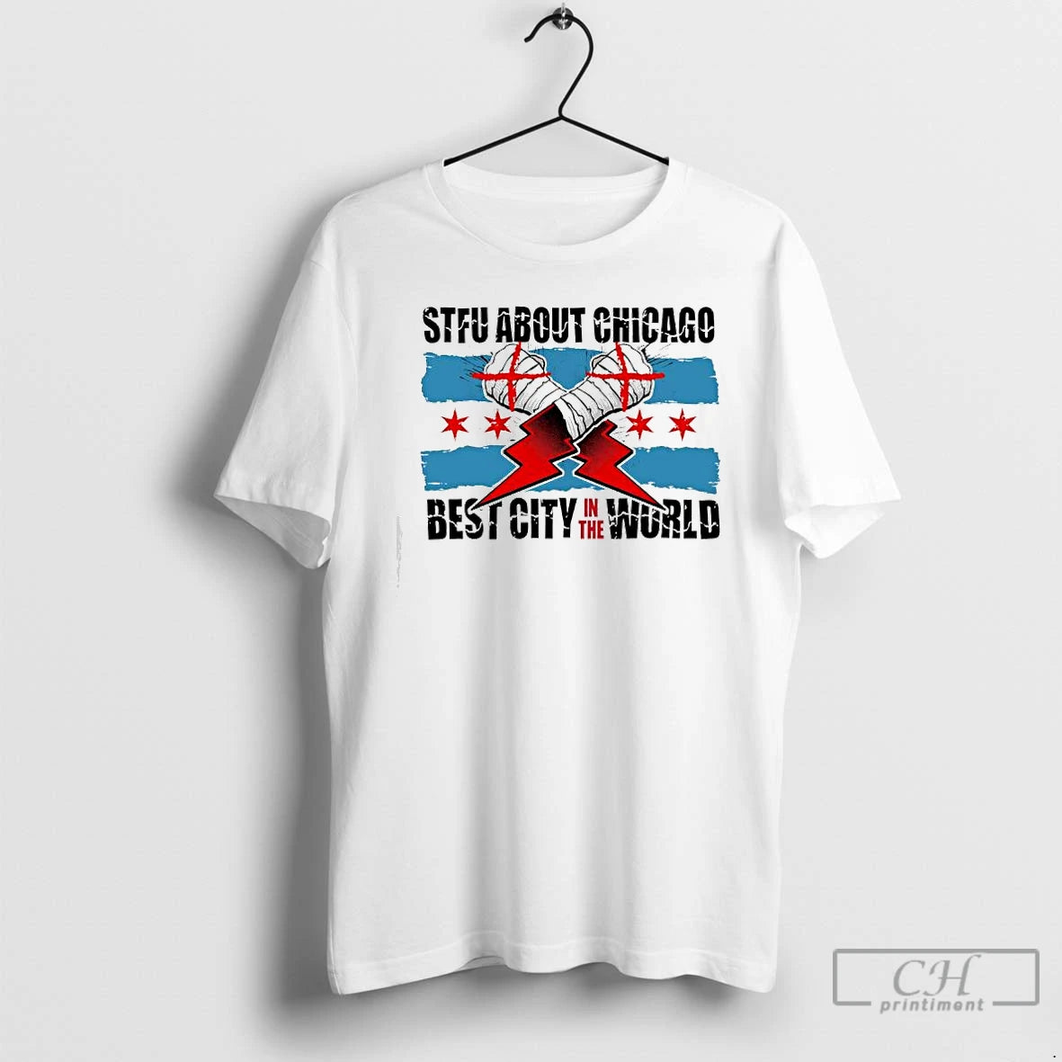 Premium Stfu About Chicago Best City In The World T Shirts Hoodie Sweatshirt | PurePodTees.com