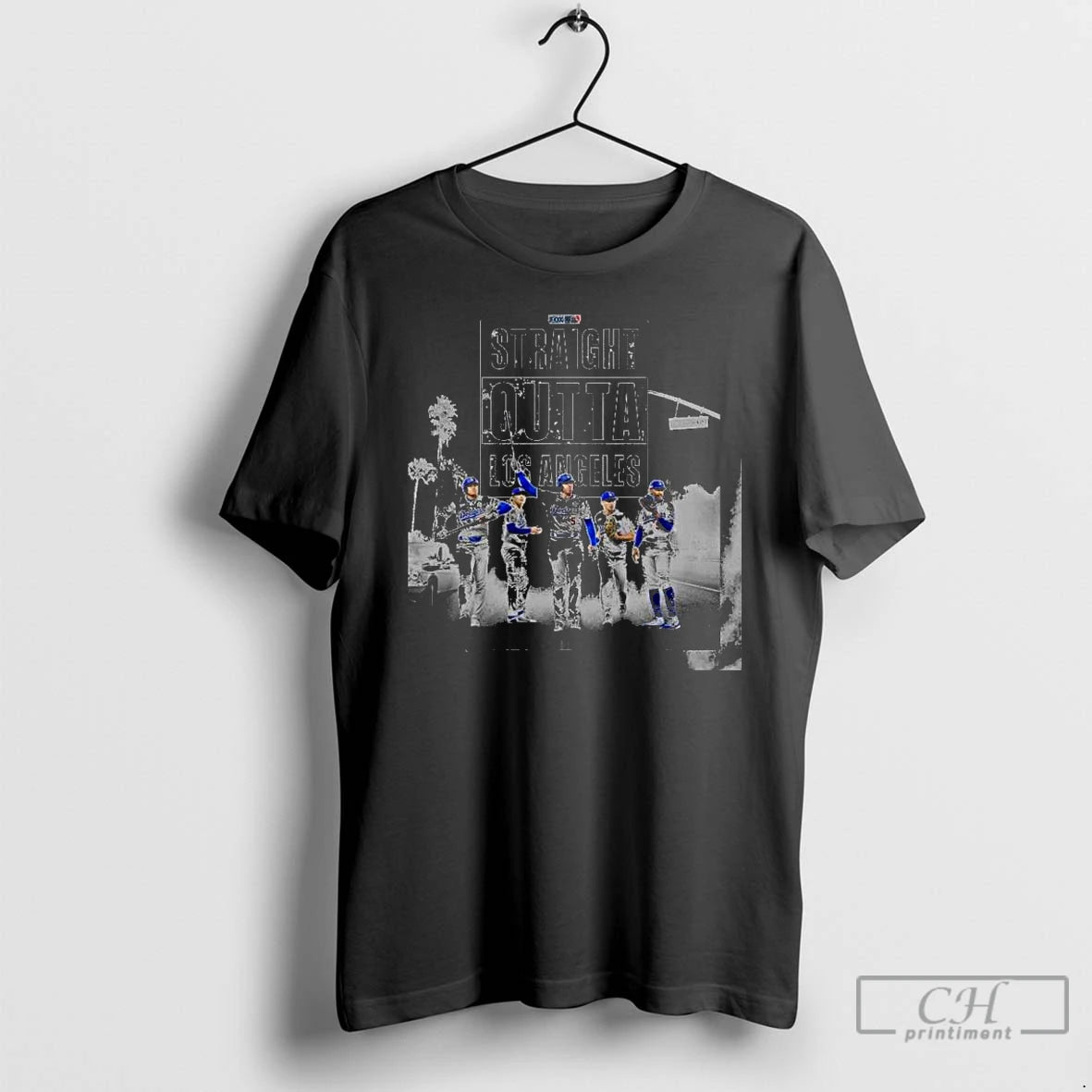 Premium Straight Outta Los Angeles Dodgers T Shirts Hoodie Sweatshirt | PurePodTees.com