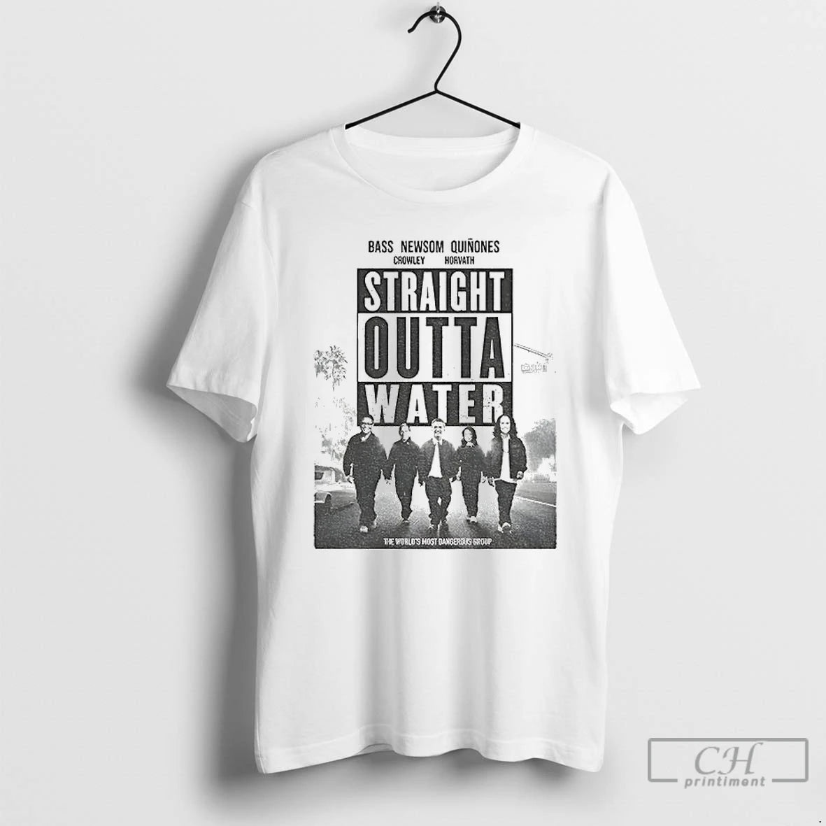 Premium Straight Outta Water Bass Newsom Quinones Crowley Horvath T Shirts Hoodie Sweatshirt | PurePodTees.com