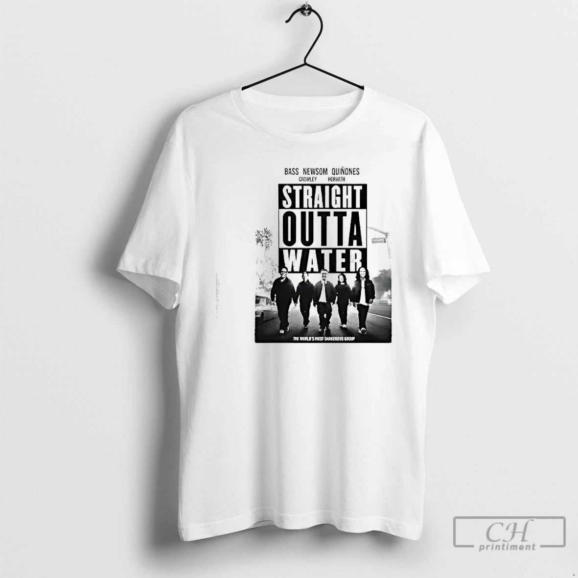 Premium Straight Outta Water T Shirts Hoodie Sweatshirt | PurePodTees.com