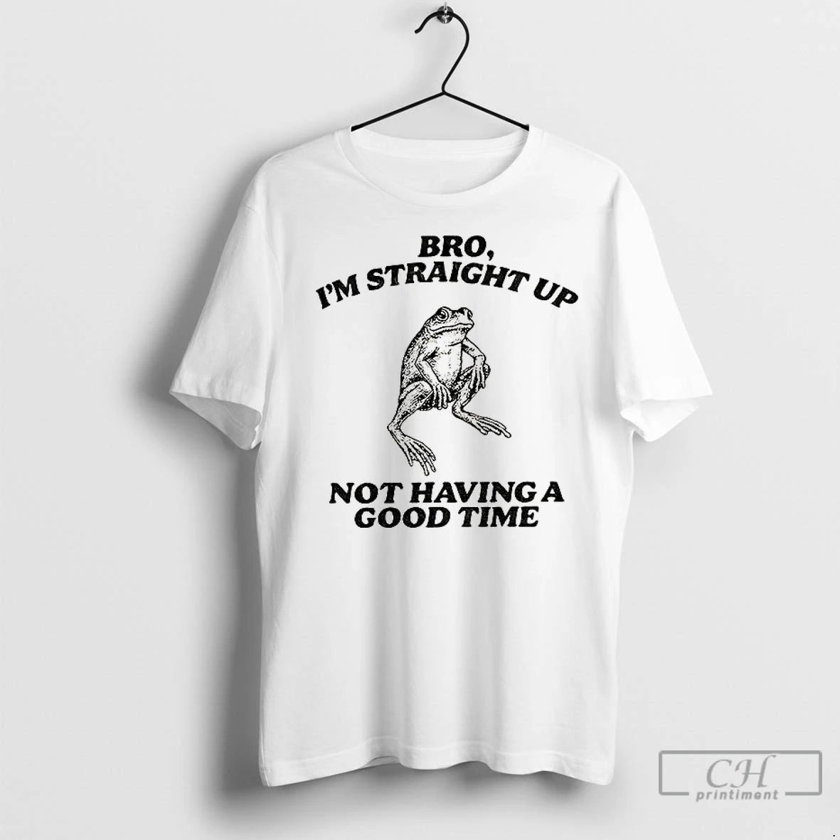 Premium Straightforward Frog Bro Im Straight Up Not Having A Good Time Shirt Hoodie Sweatshirt | PurePodTees.com