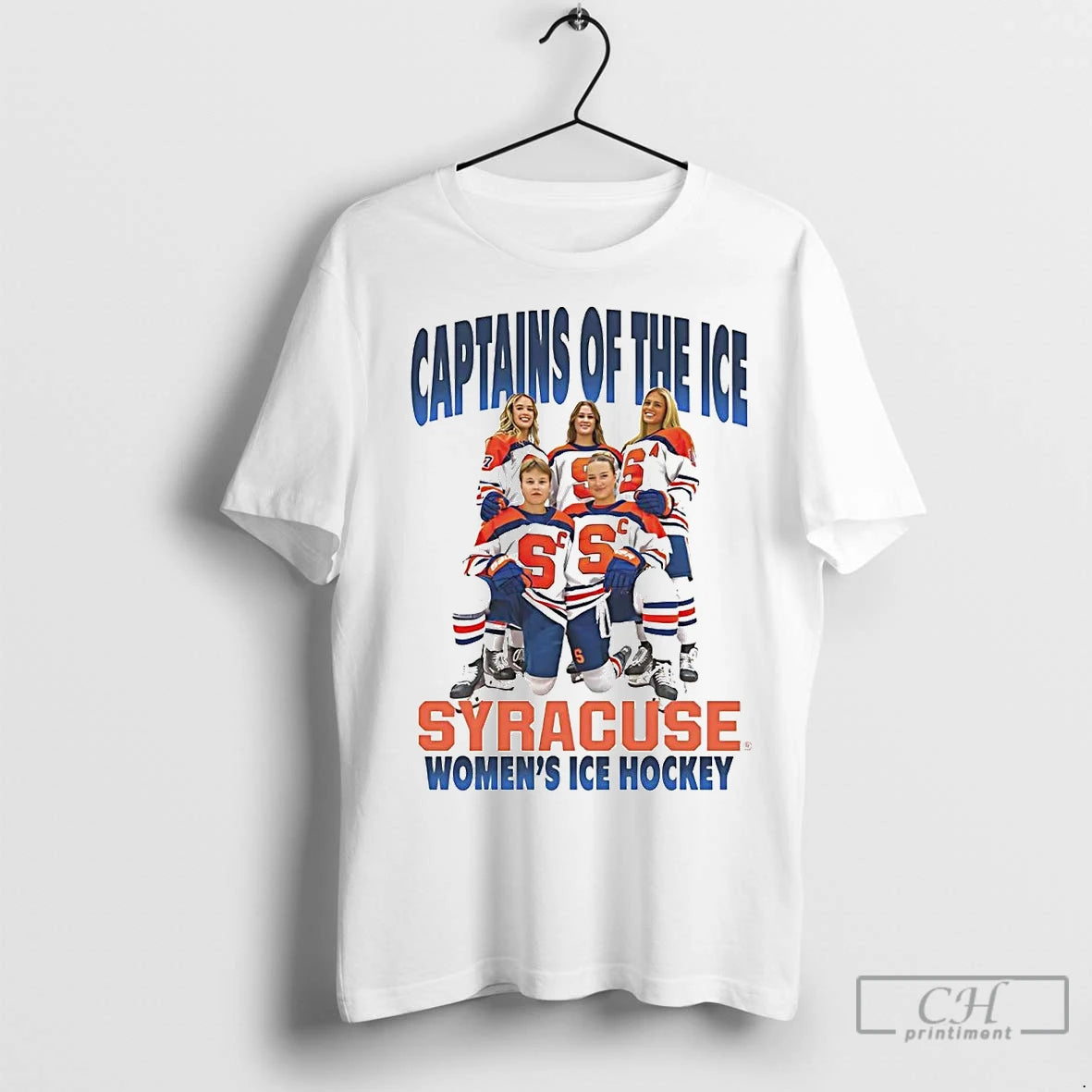 Premium Syracuse Orange Womens Ice Hockey Captains Of The Ice Shirt Hoodie Sweatshirt | PurePodTees.com