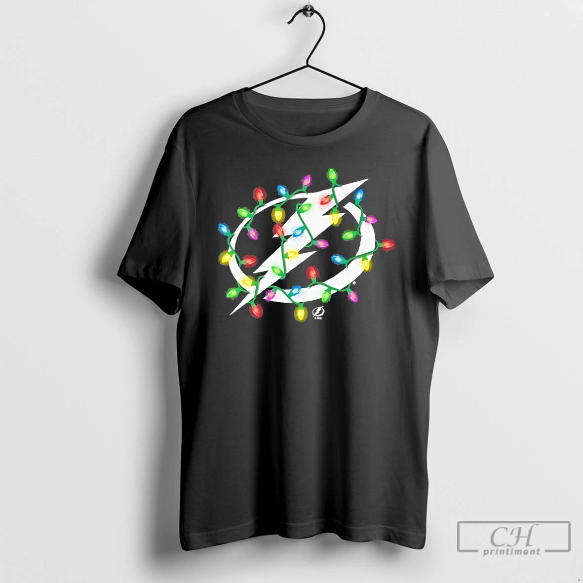 Premium Tampa Bay Logo Lights Christmas Shirt Hoodie Sweatshirt | PurePodTees.com