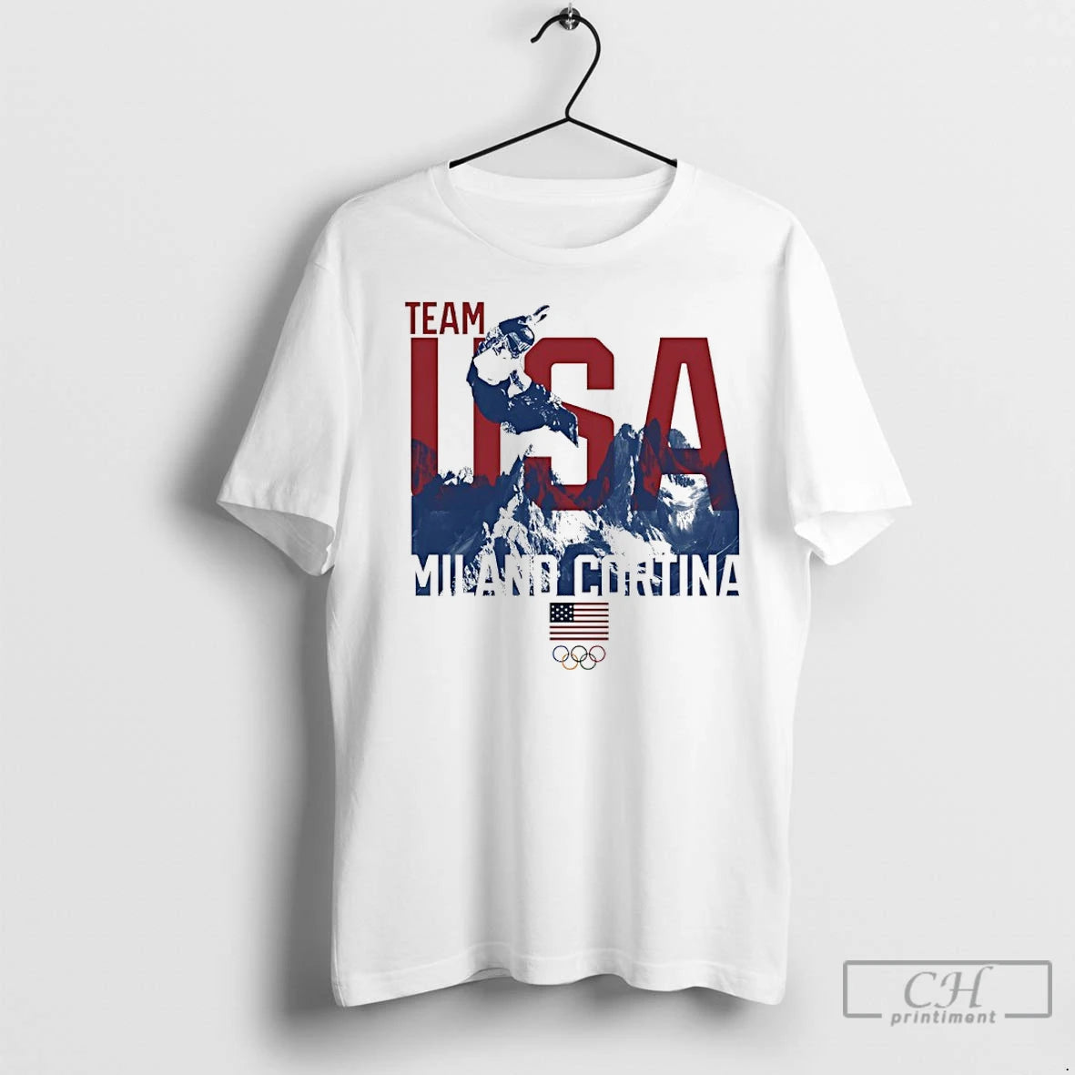 Premium Team Usa Milano Cortina Snowboarding Olympic 2025 Shirt Hoodie Sweatshirt | PurePodTees.com