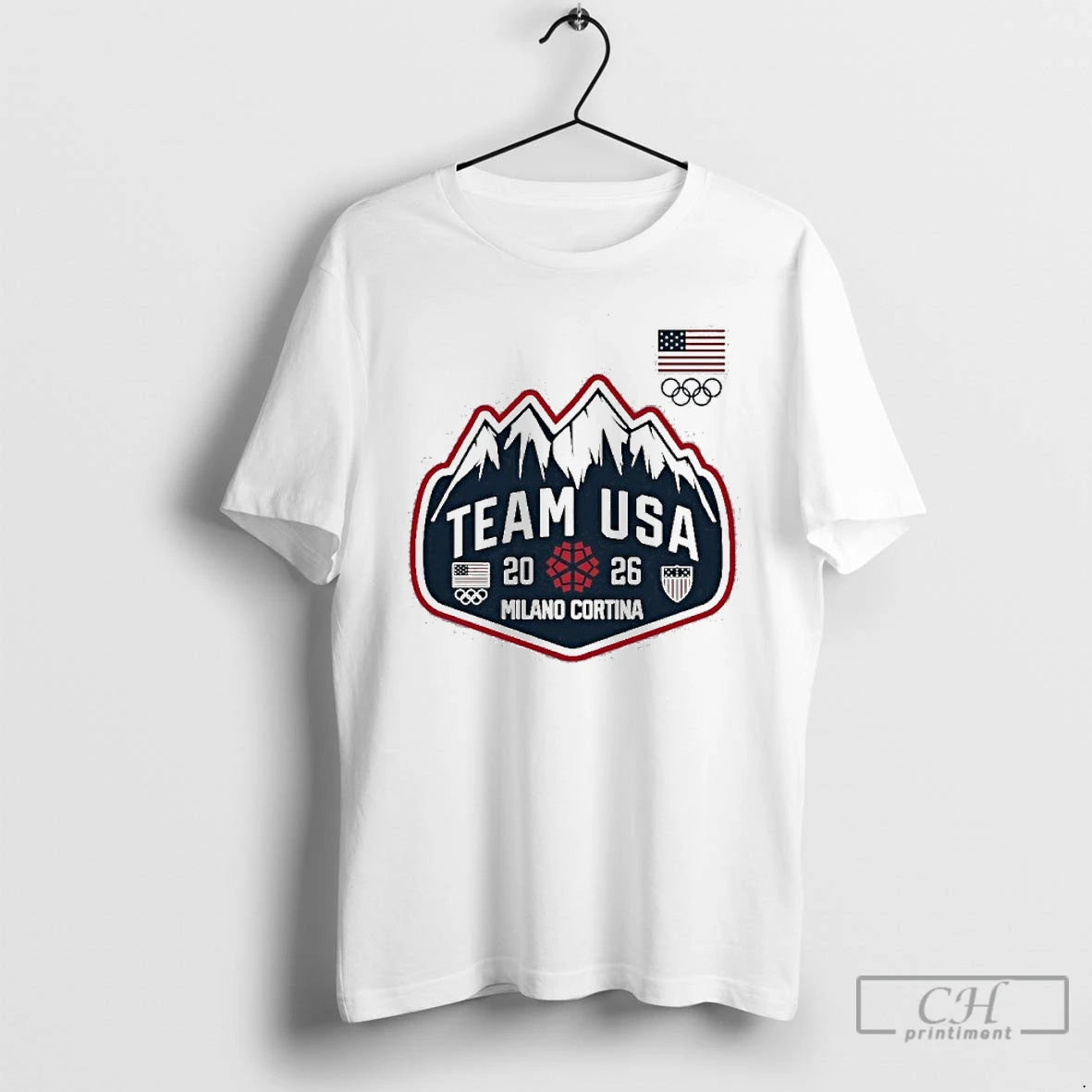 Premium Team Usa Outerstuff Mountain Patch Shirt Hoodie Sweatshirt | PurePodTees.com