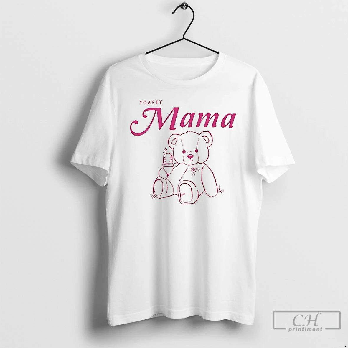 Premium Teddy Bear Toasty Mama Shirt Hoodie Sweatshirt | PurePodTees.com