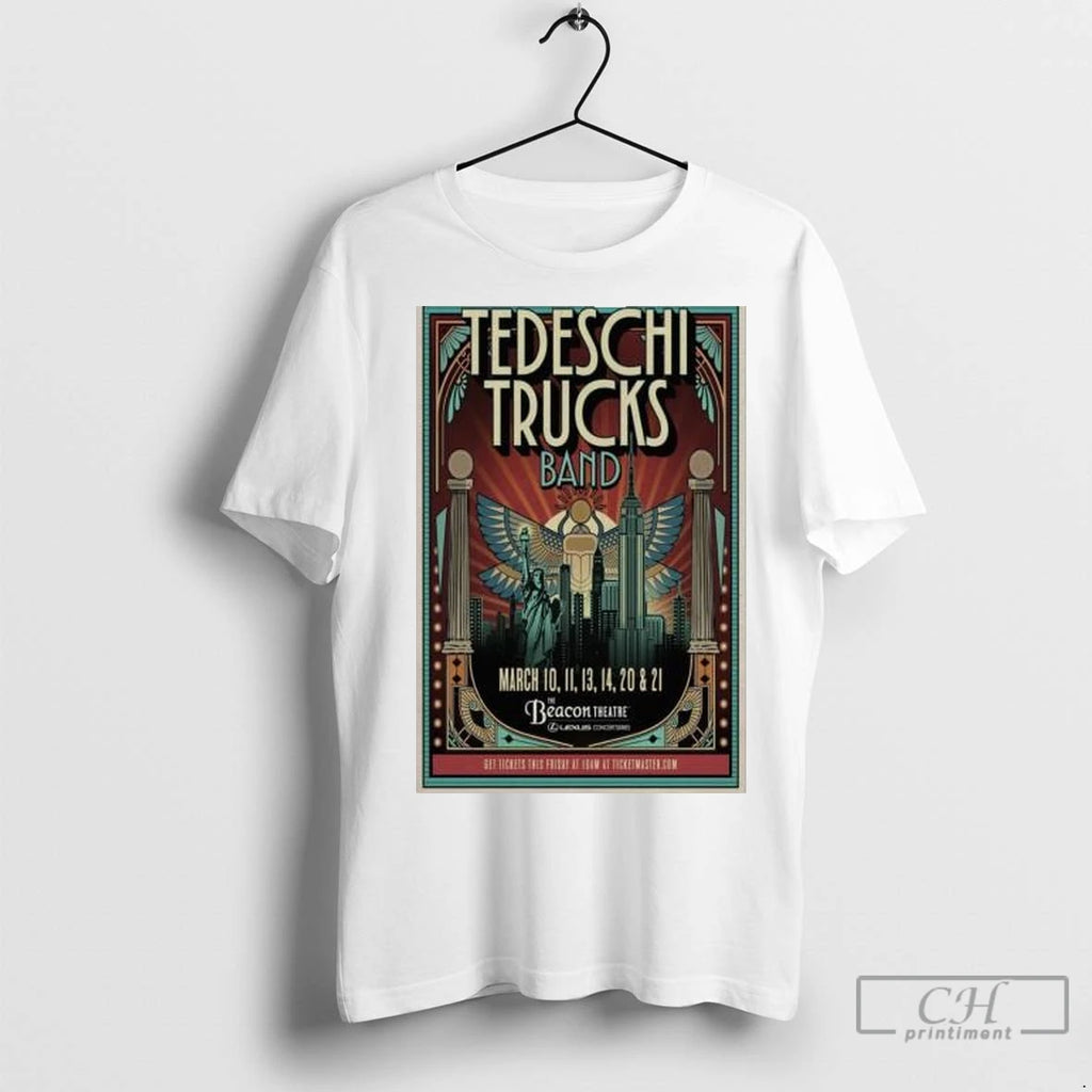 Premium Tedeschi Trucks Band The Beacon Theatre New York Ny March 10 21 2026 Circle Shirt Hoodie Sweatshirt | PurePodTees.com